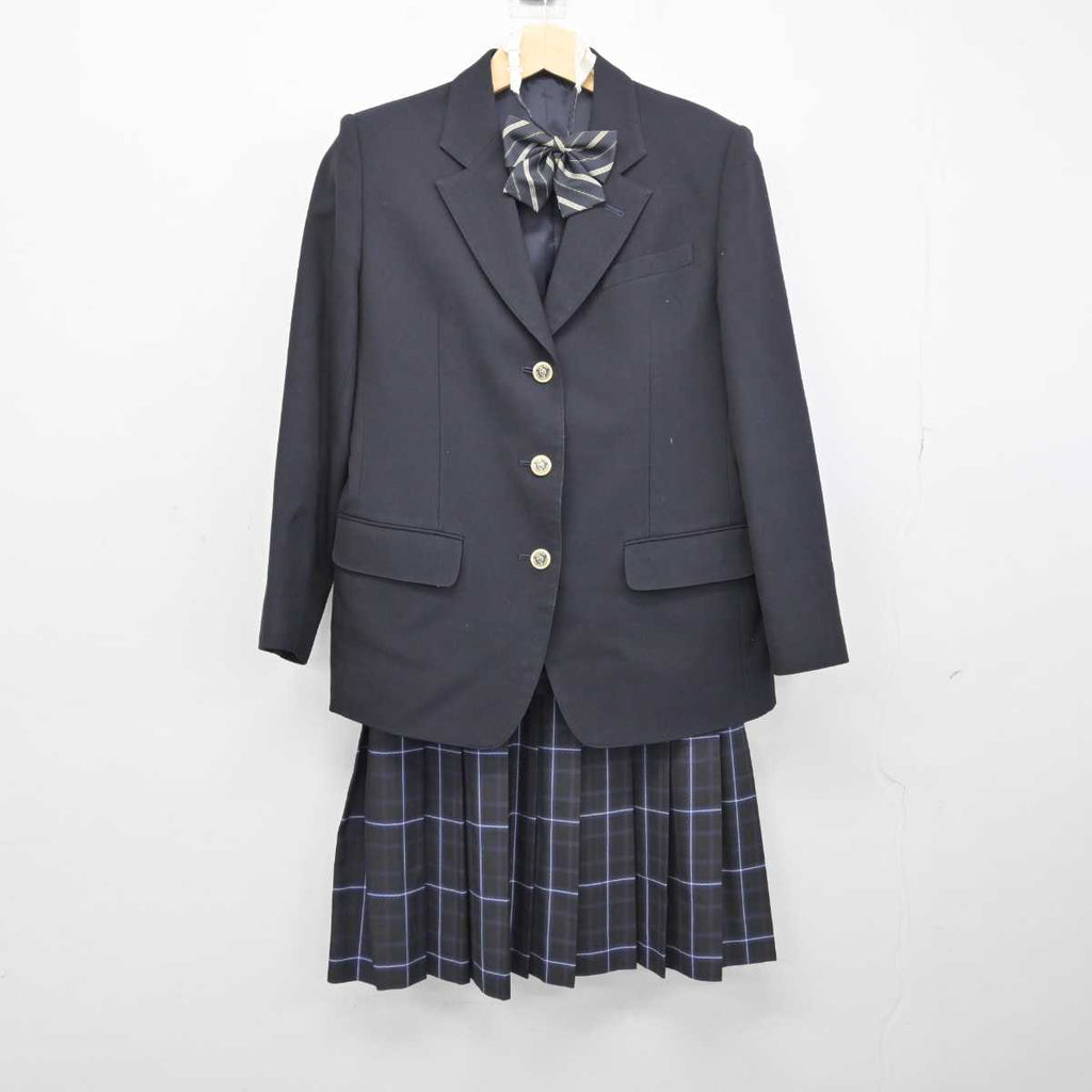 【中古】岡山県 備前緑陽高等学校 女子制服 4点 (ブレザー・スカート) sf049515