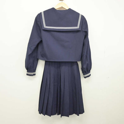 【中古】奈良県 河合第二中学校 女子制服 2点 (セーラー服・スカート) sf049519