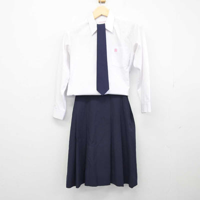 【中古】奈良県 桜井高等学校 女子制服 3点 (シャツ・スカート) sf049522