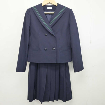 【中古】福島県 西袋中学校 女子制服 2点 (セーラー服・スカート) sf049525