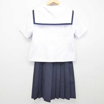 【中古】福島県 西袋中学校 女子制服 3点 (セーラー服・セーラー服・スカート) sf049526