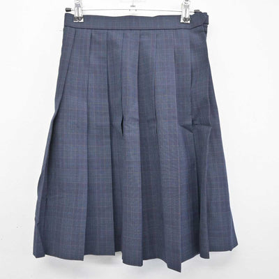 【中古】福岡県 純真高等学校 女子制服 3点 (ニットベスト・シャツ・スカート) sf049533