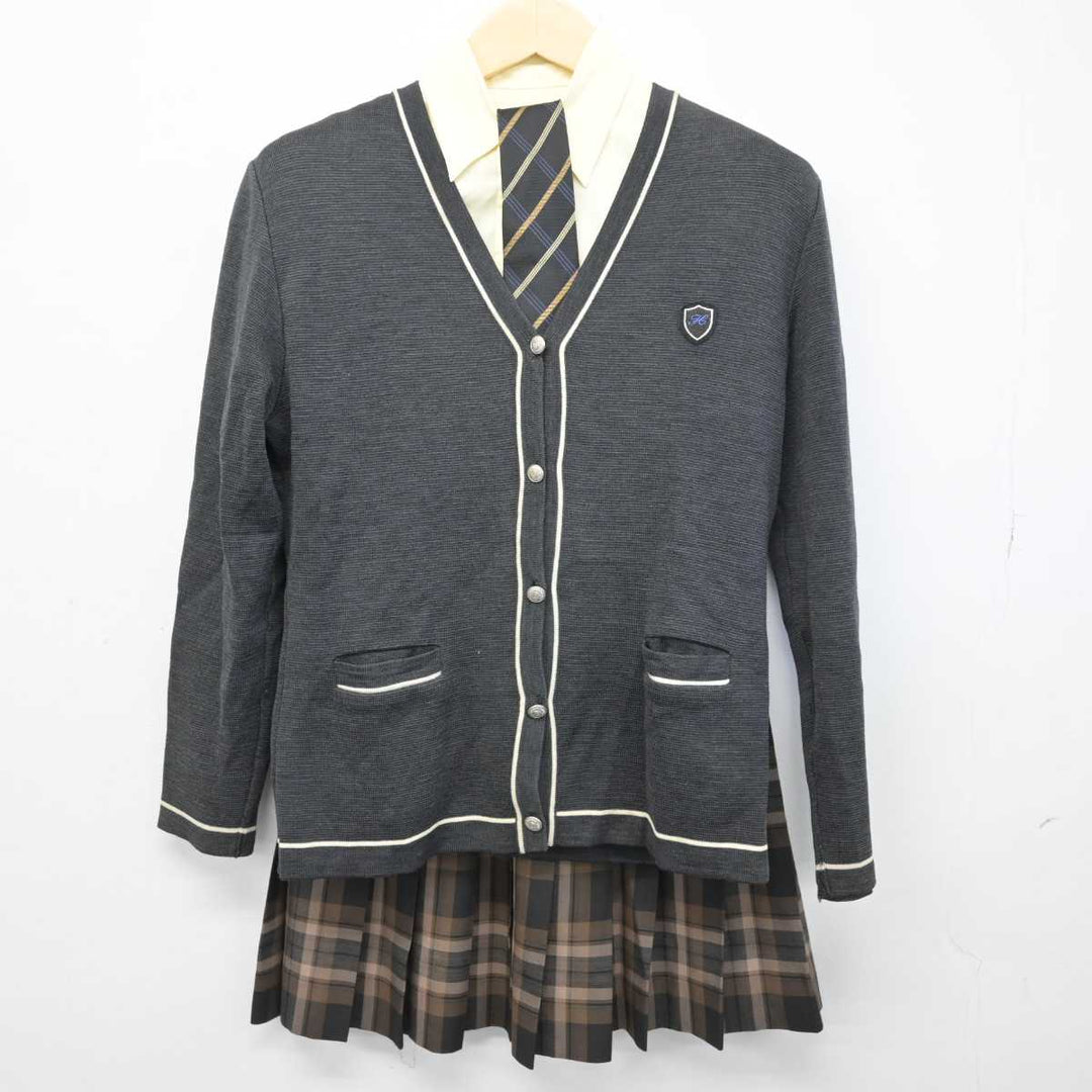 【中古】東京都 八王子学園八王子高等学校 女子制服 5点 (ブレザー・ニット・シャツ・スカート) sf049539 | 中古制服通販パレイド