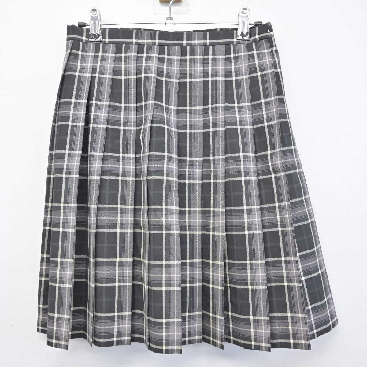 【中古】東京都 八王子学園八王子高等学校 女子制服 3点 (ニットベスト・スカート) sf049540