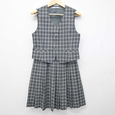 【中古】埼玉県 加須平成中学校 女子制服 3点 (ブレザー・ベスト・スカート) sf049543