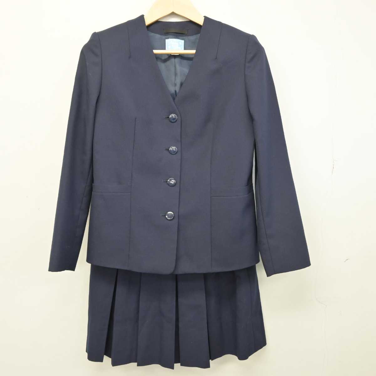 【中古】神奈川県 御成中学校 女子制服 3点 (ブレザー・ベスト・スカート) sf049545