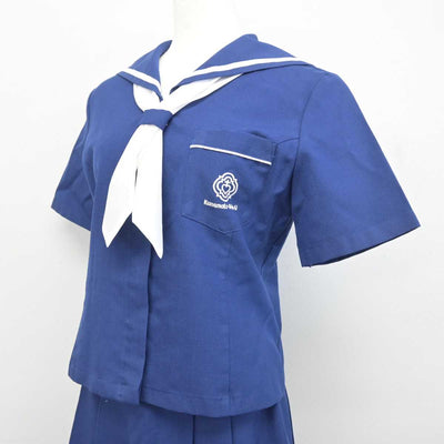 【中古】熊本県 熊本信愛女学院高等学校 女子制服 3点 (セーラー服・スカート) sf049547