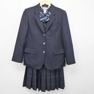 【中古】群馬県 桐生女子高等学校 女子制服 3点 (ブレザー・スカート) sf049565