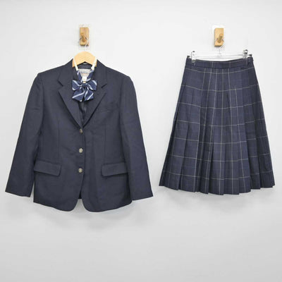 【中古】群馬県 桐生女子高等学校 女子制服 3点 (ブレザー・スカート) sf049565