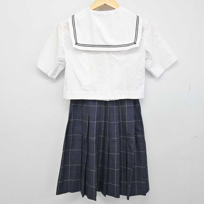 【中古】群馬県 桐生女子高等学校 女子制服 3点 (セーラー服・セーラー服・スカート) sf049566