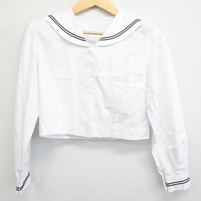 【中古】群馬県 桐生女子高等学校 女子制服 3点 (セーラー服・セーラー服・スカート) sf049566