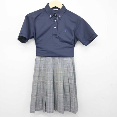 【中古】茨城県 霞ヶ浦高等学校 女子制服 2点 (シャツ・スカート) sf049568