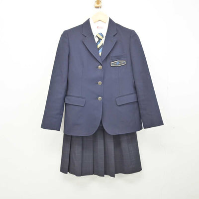 【中古】青森県 五所川原第一高等学校 女子制服 4点 (ブレザー・シャツ・スカート) sf049575