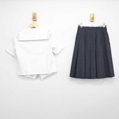 【中古】青森県 五所川原第一高等学校 女子制服 5点 (ニットベスト・セーラー服・スカート) sf049576