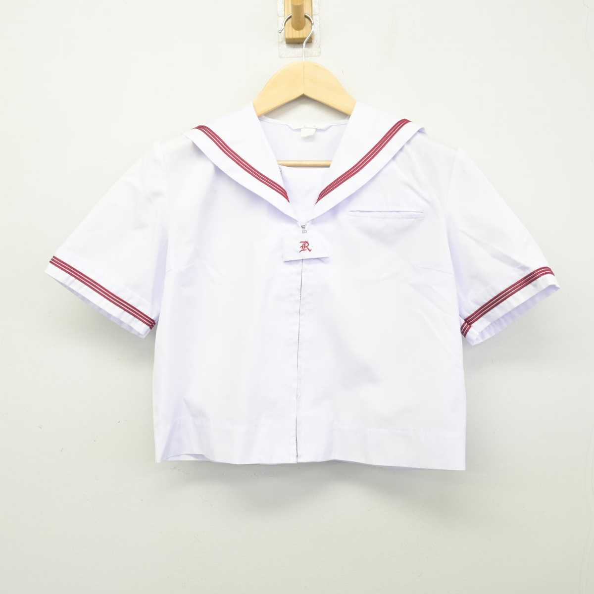 【中古】東京都 両国中学校 女子制服 2点 (セーラー服・スカート) sf049591