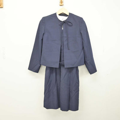 【中古】神奈川県 梅田中学校 女子制服 3点 (ブレザー・シャツ・ジャンパースカート) sf049604