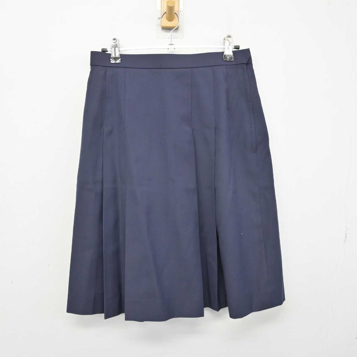 【中古】埼玉県 浦和実業学園高等学校 女子制服 2点 (ベスト・スカート) sf049624