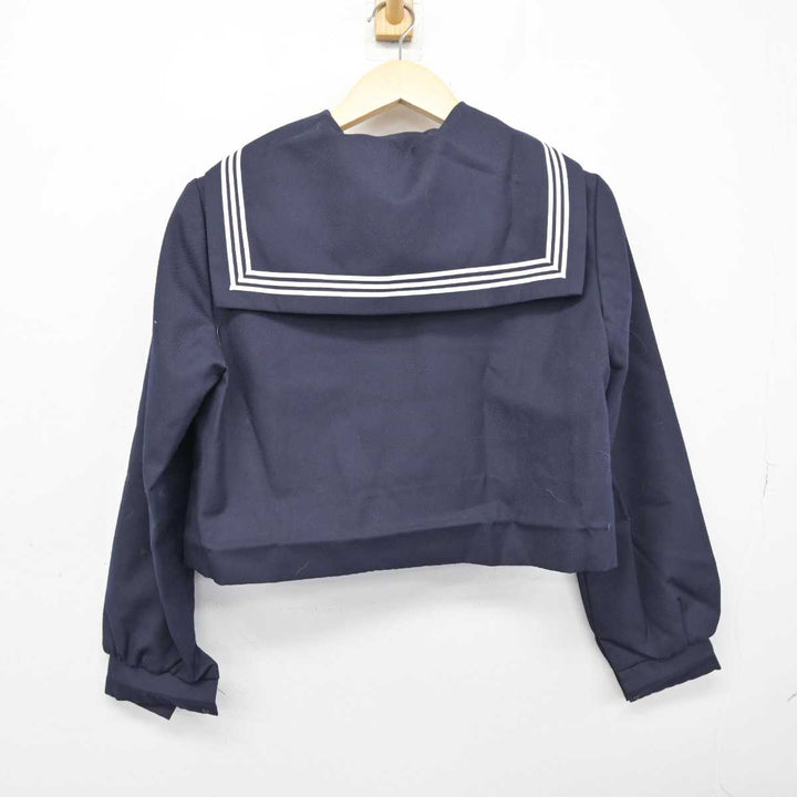 中古】福岡県 嘉穂高等学校 女子制服 3点 (セーラー服・スカート