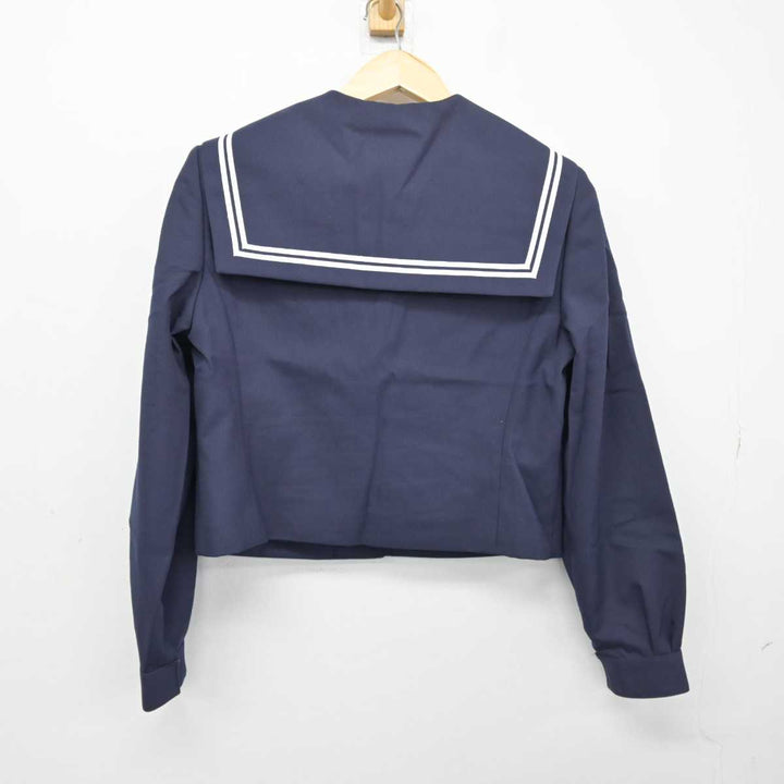 【中古】岐阜県 羽島中学校 女子制服 3点 (セーラー服・スカート) sf049646