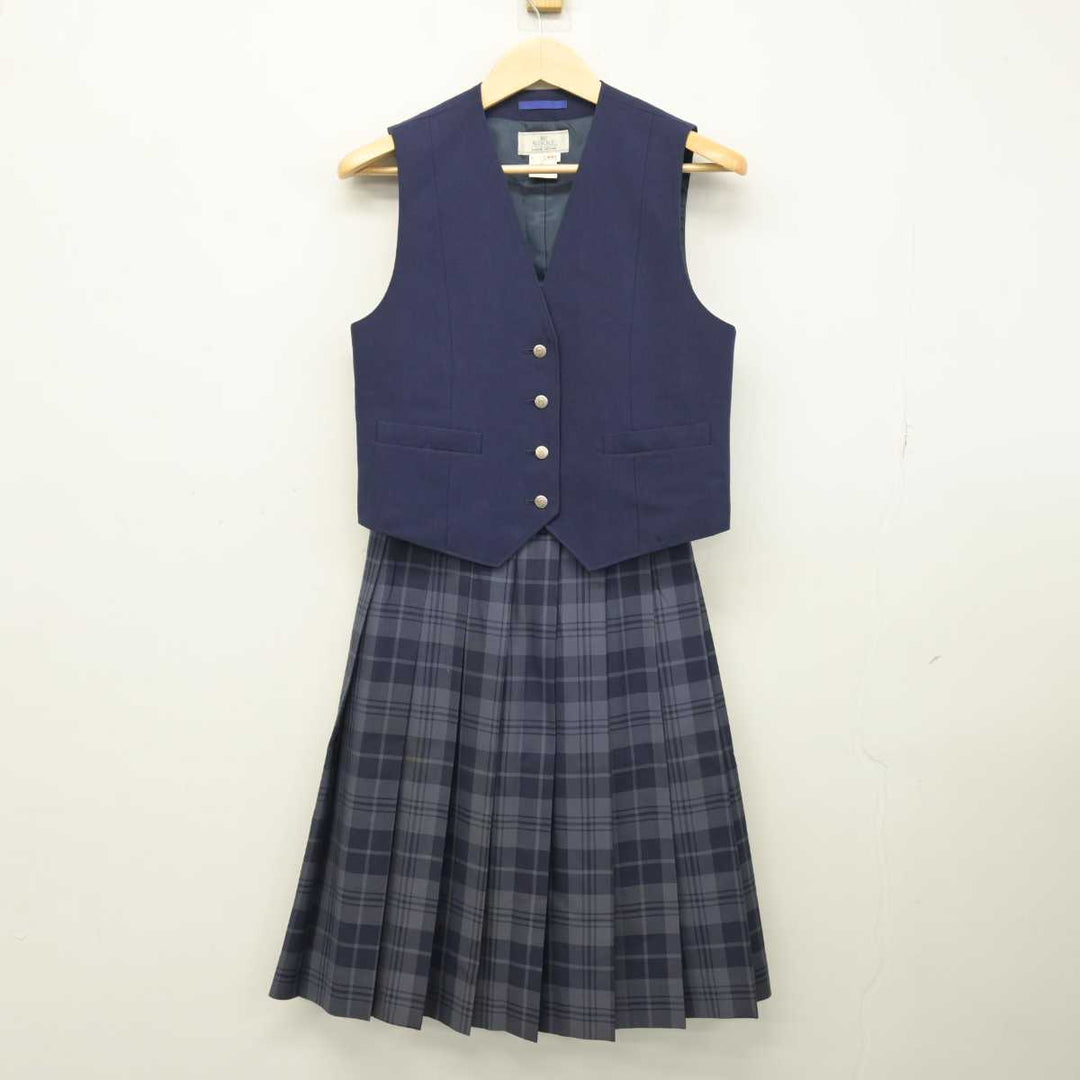 【中古】栃木県 白鴎大学足利高等学校富田キャンパス 女子制服 4点 (ブレザー・ベスト・スカート) sf049664 | 中古制服通販パレイド