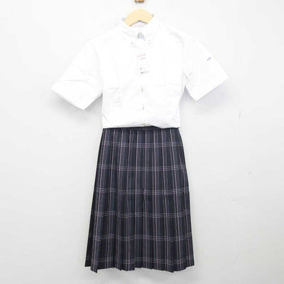 【中古】大阪府 偕星学園高等学校 女子制服 3点 (シャツ・スカート) sf049671