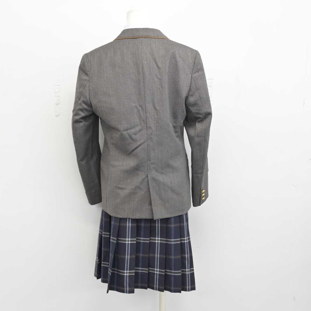 【中古】東京都 品川翔英高等学校 女子制服 5点 (ブレザー・シャツ・スカート) sf049676