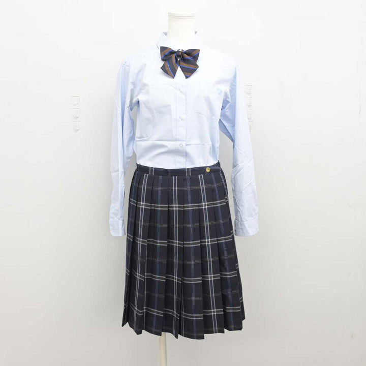 中古】東京都 品川翔英高等学校 女子制服 5点 (ブレザー・シャツ