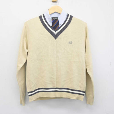 【中古】東京都 品川翔英高等学校 女子制服 3点 (ベスト・シャツ) sf049677