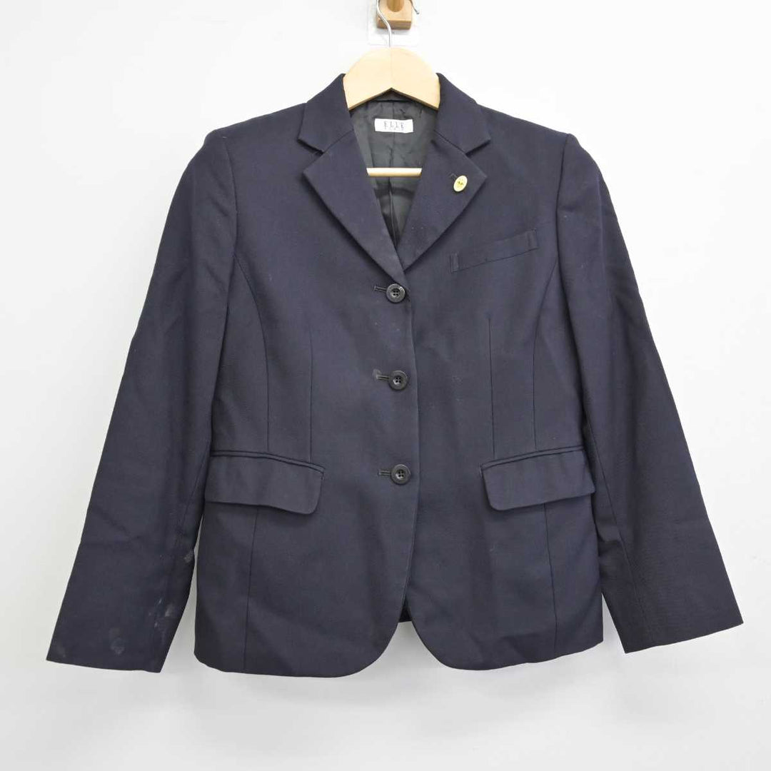 中古】福岡県 中村学園女子高等学校 女子制服 2点 (ブレザー