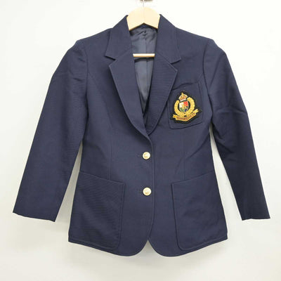 【中古】山梨県 甲陵中学校 女子制服 3点 (ブレザー・スカート) sf049693