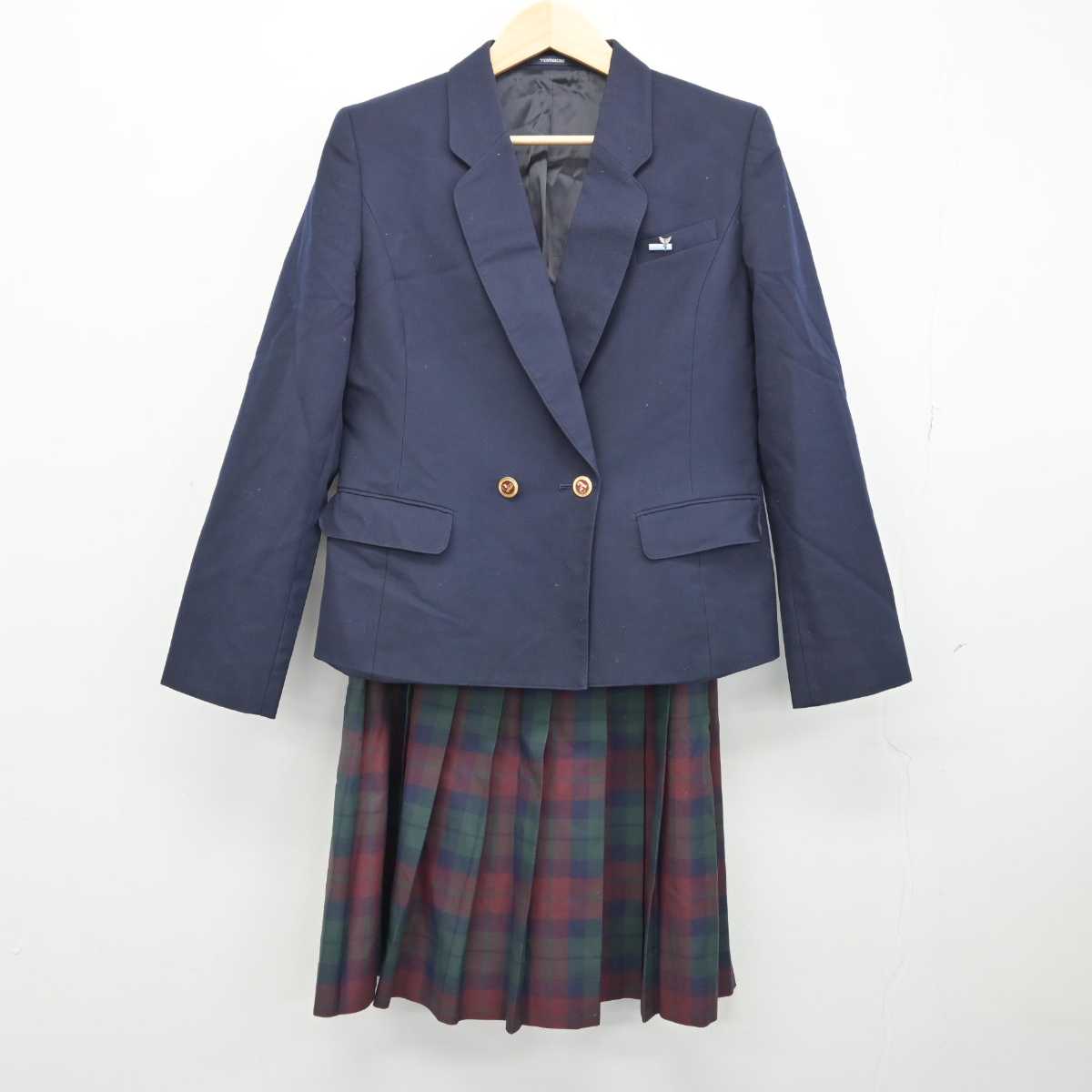 【中古】秋田県 秋田商業高等学校 女子制服 2点 (ブレザー・スカート) sf049695