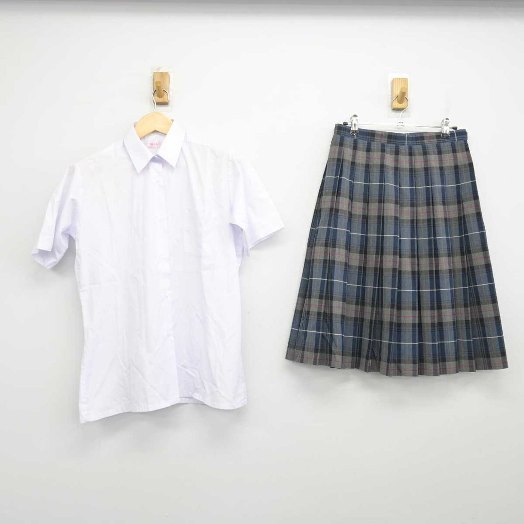 中古】栃木県 真岡西中学校 女子制服 2点 (シャツ・スカート) sf049703 | 中古制服通販パレイド