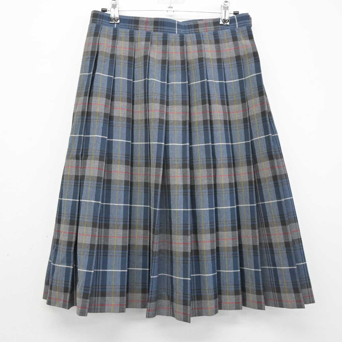 【中古】栃木県 真岡西中学校 女子制服 2点 (シャツ・スカート) sf049703