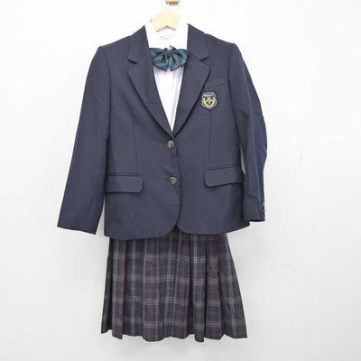 【中古】埼玉県 新座高等学校 女子制服 4点 (ブレザー・シャツ・スカート) sf049707