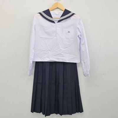 【中古】兵庫県 高砂高等学校 女子制服 2点 (セーラー服・スカート) sf049715