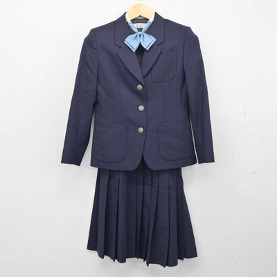 【中古】青森県 南中学校 女子制服 3点 (ブレザー・スカート) sf049719