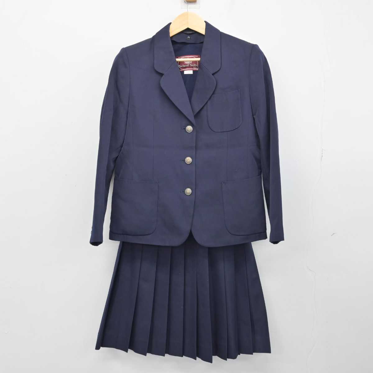 【中古】青森県 南中学校 女子制服 2点 (ブレザー・スカート) sf049720