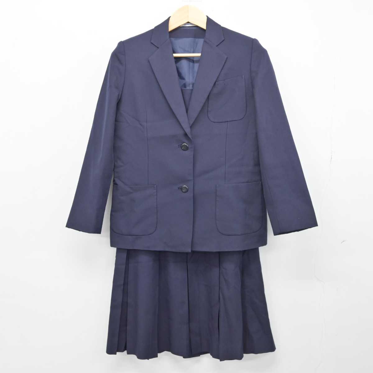 【中古】静岡県 浜松北高等学校 女子制服 3点 (ブレザー・ベスト・スカート) sf049721