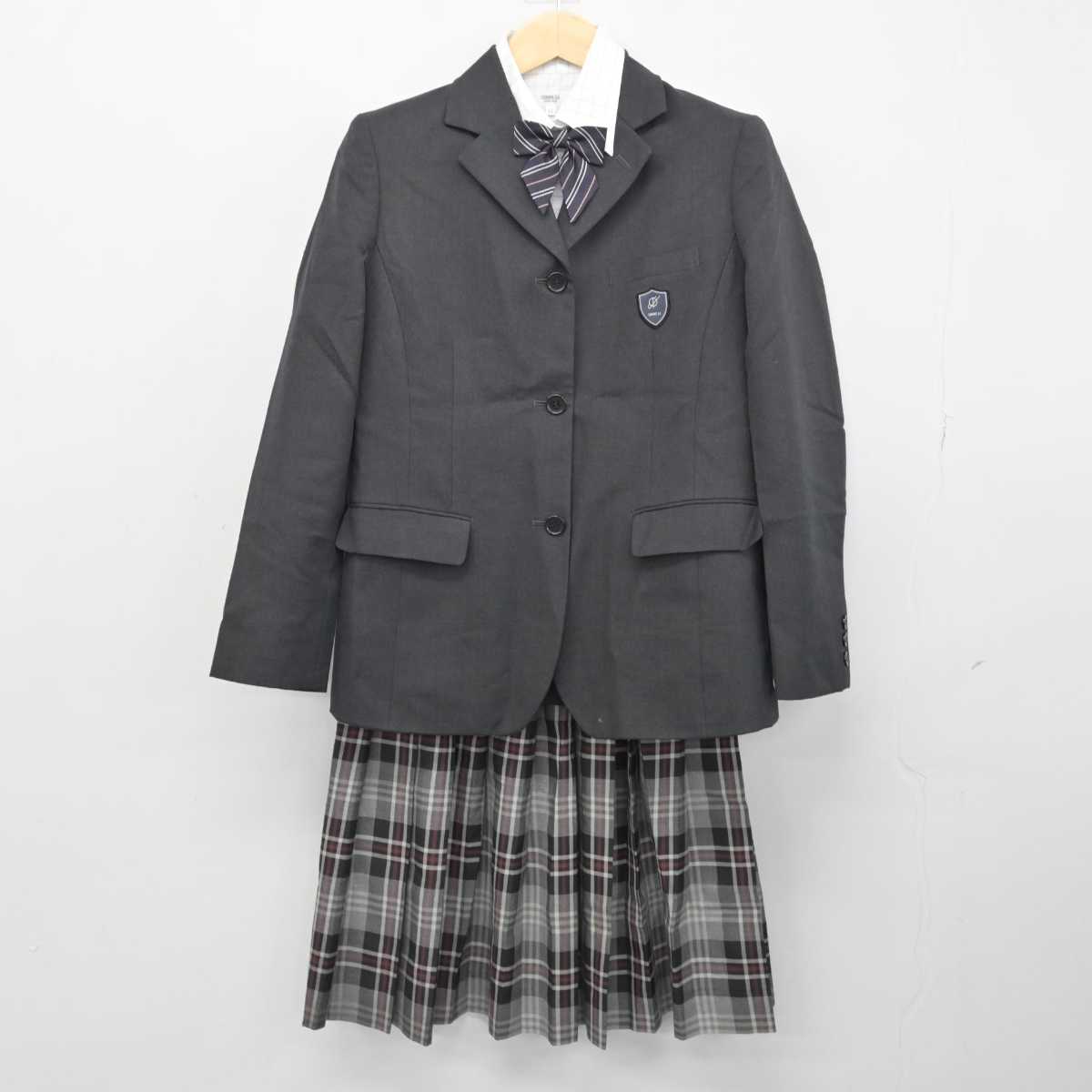 【中古】大阪府 大阪国際滝井高等學校 女子制服 4点 (ブレザー・シャツ・スカート) sf049735