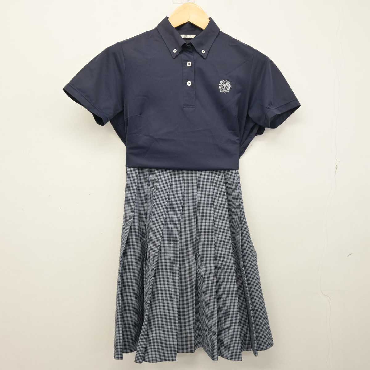 【中古】愛知県 東邦高等学校 女子制服 2点 (シャツ・スカート) sf049759