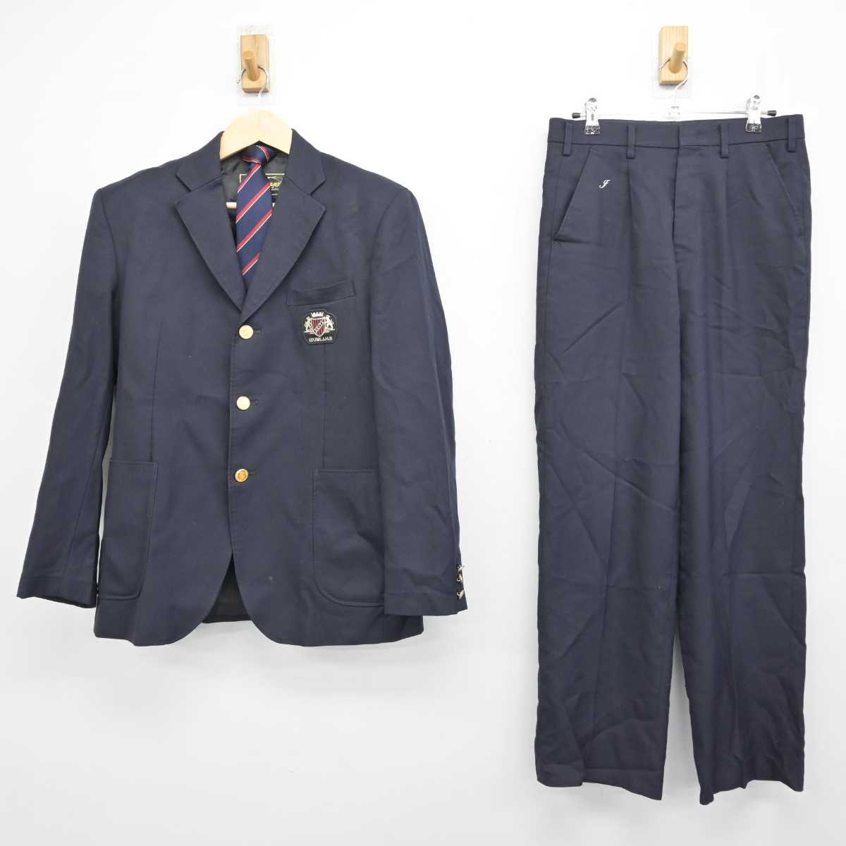 【中古】秋田県 泉中学校 男子制服 4点 (ブレザー・ズボン) sf049770