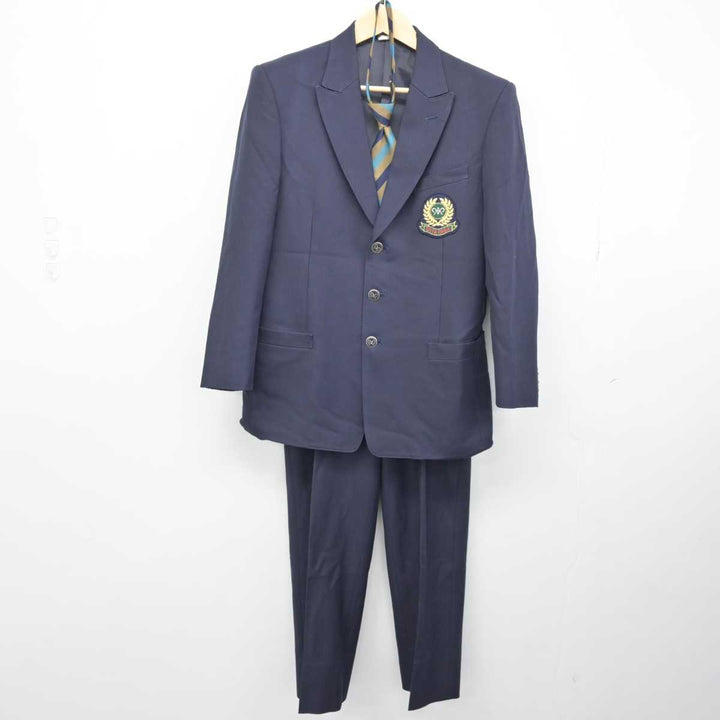 中古】大分県 大分高等学校 男子制服 3点 (ブレザー・ズボン