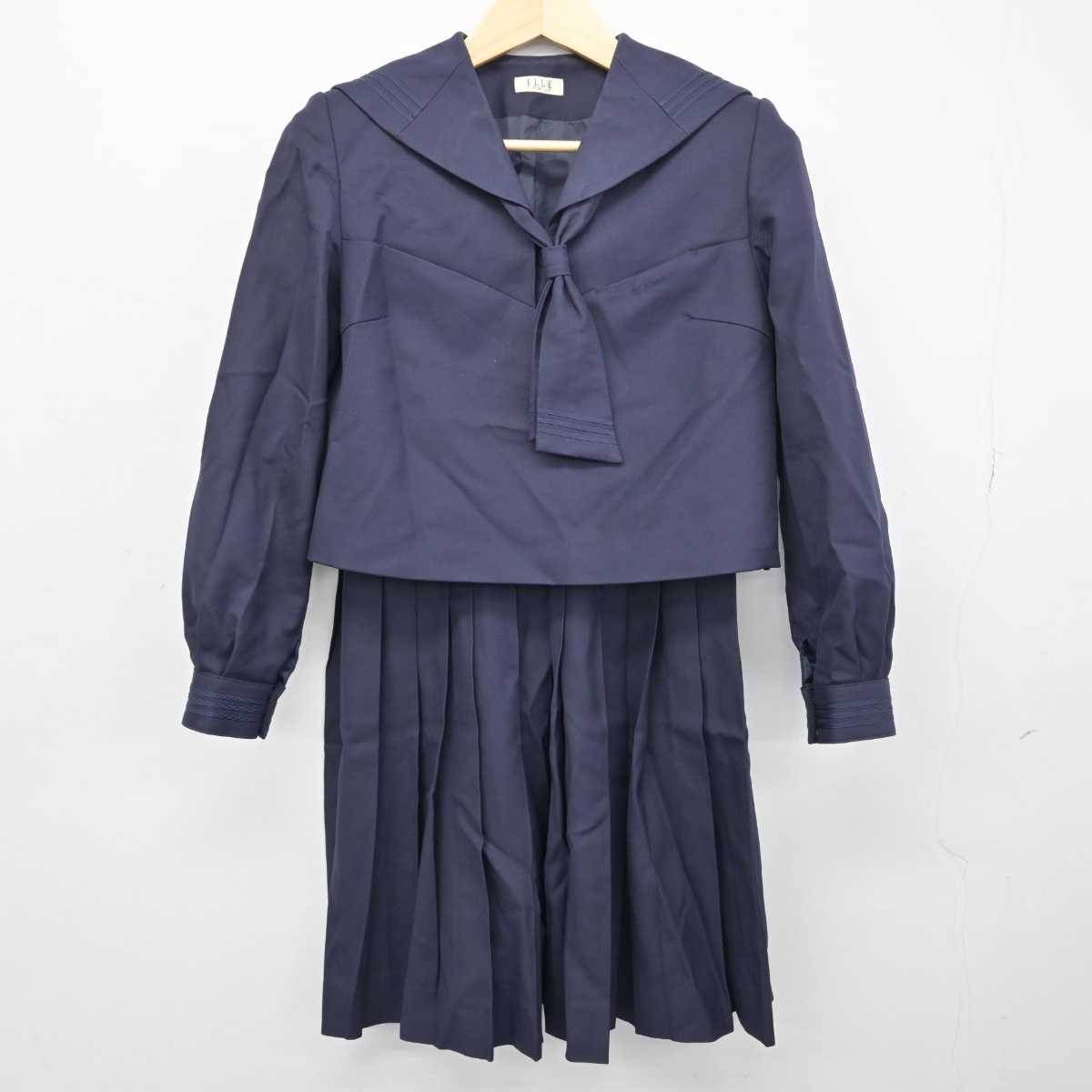 【中古】岩手県 花巻北高等学校 女子制服 3点 (セーラー服・スカート) sf049783