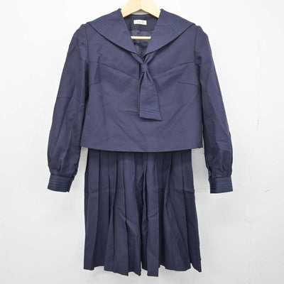 【中古】岩手県 花巻北高等学校 女子制服 3点 (セーラー服・スカート) sf049783