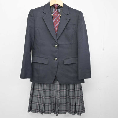 【中古】埼玉県 神根中学校 女子制服 4点 (ブレザー・スカート) sf049787