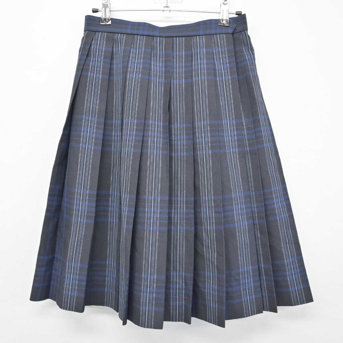 【中古】埼玉県 川口市立高等学校 女子制服 3点 (シャツ・ニットベスト・スカート) sf049794