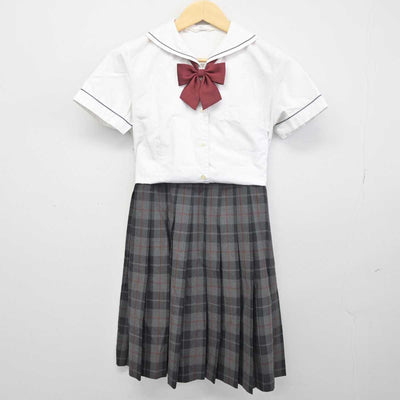 【中古】大阪府 梅花高等学校 女子制服 5点 (シャツ・スカート) sf049796