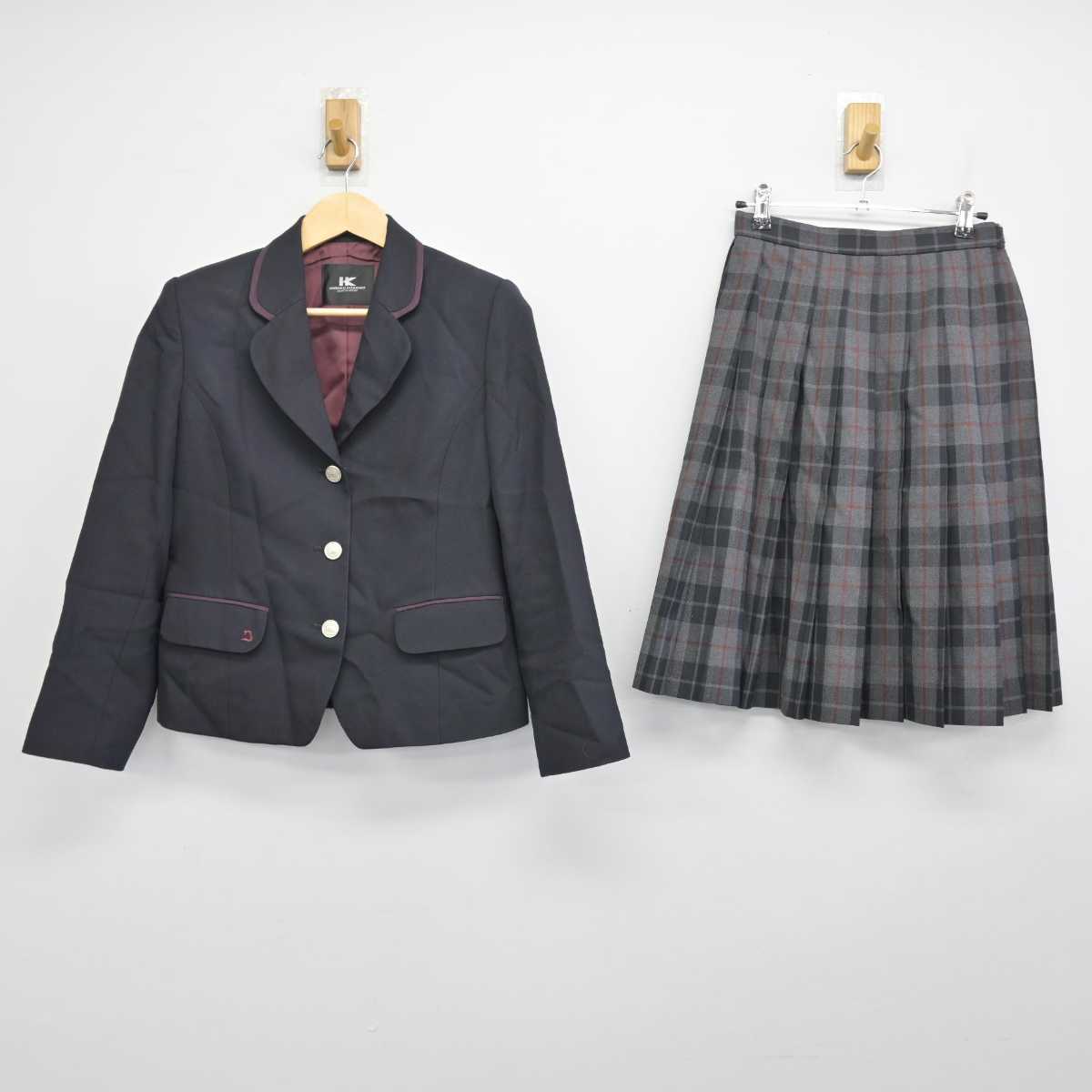 【中古】大阪府 梅花高等学校 女子制服 2点 (ブレザー・スカート) sf049797