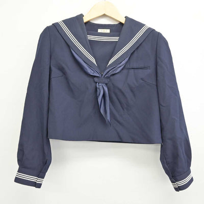 【中古】大阪府 金蘭会高等学校 女子制服 3点 (セーラー服・スカート) sf049798