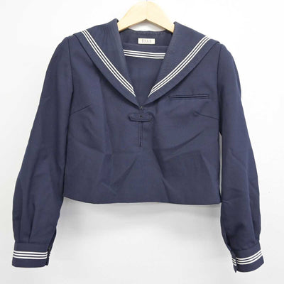 【中古】大阪府 金蘭会高等学校 女子制服 3点 (セーラー服・スカート) sf049799